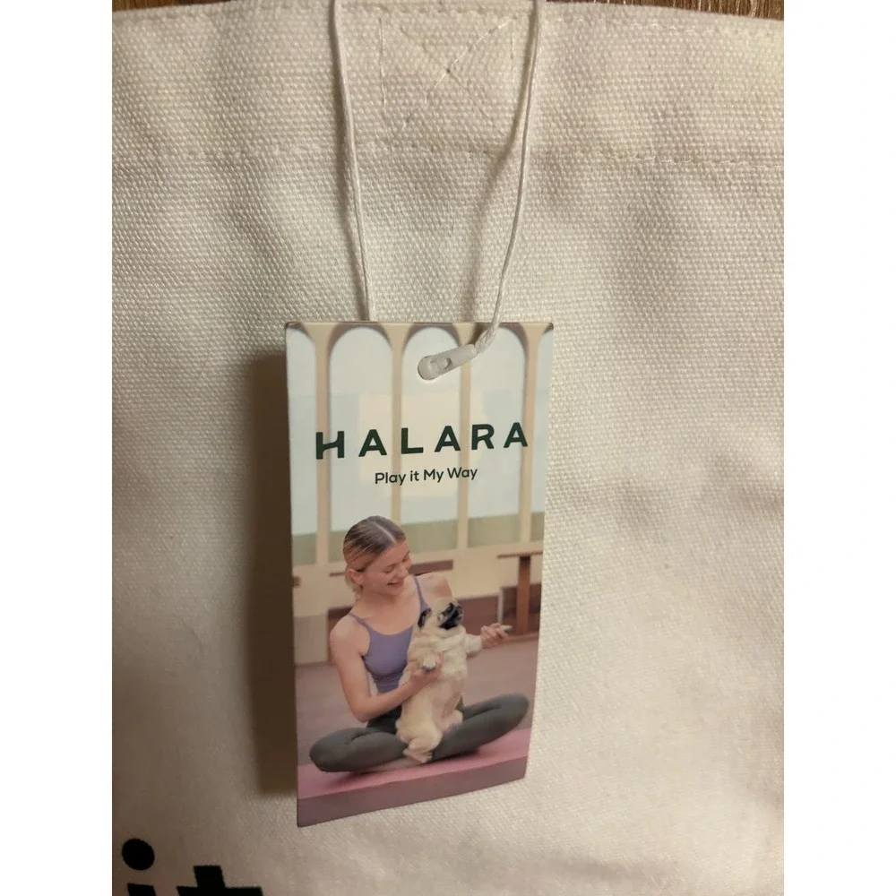 Halara Play it My Way Canvas Tote Brand New‎ With Tag